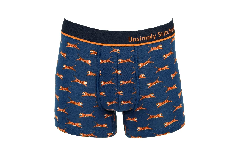Solid - color men's trunks in various shadesTIGER BOXER TRUNK