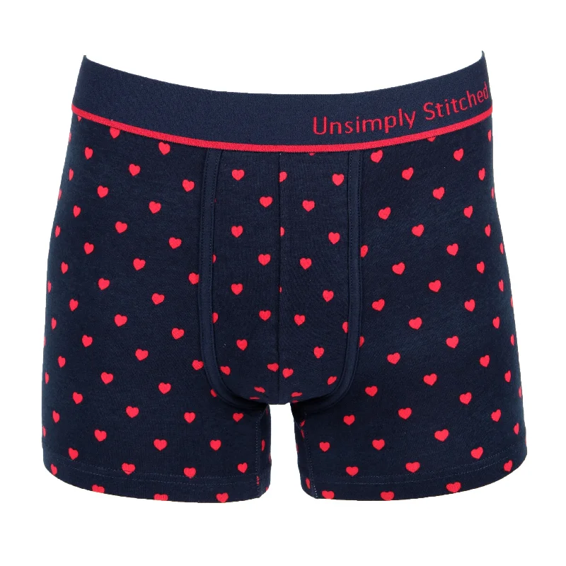 Men's trunks with a contoured pouch designHeart Boxer Trunk