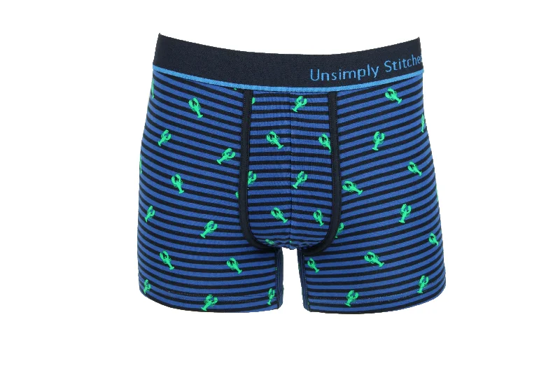 Athletic - grade men's trunks for sportsLOBSTER STRIPE BOXER TRUNK