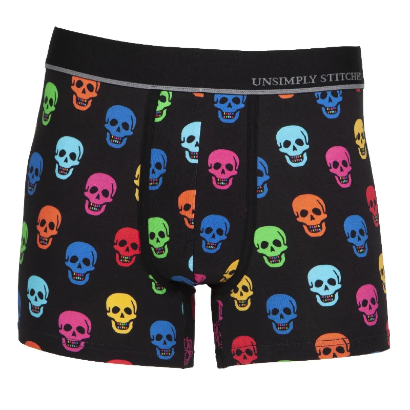 Men's trunks with a reinforced crotch areaSkulls Boxer Trunk