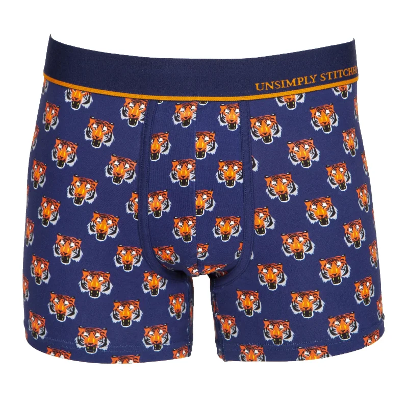 Printed men's trunks with eye - catching motifsTigers Boxer Trunk