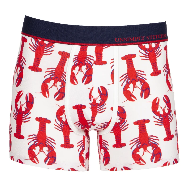 Cotton men's trunks for a comfortable fitLarge Lobster Boxer Trunk