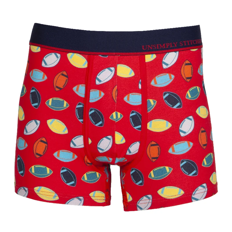 Men's trunks with a wide elastic waistbandFootballs Boxer Trunk