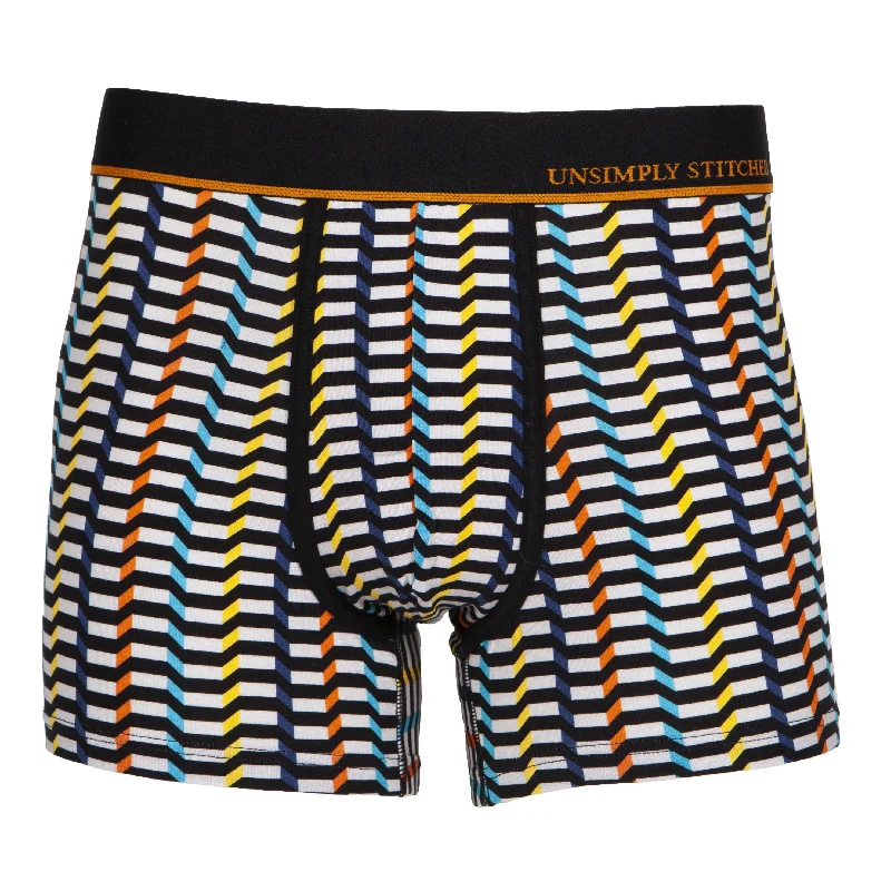Men's trunks with a quick - dry fabricStep Stripe Boxer Trunk