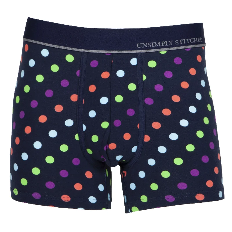 Soft - touch men's trunks for a gentle feelDiagonal Dot Boxer Trunk