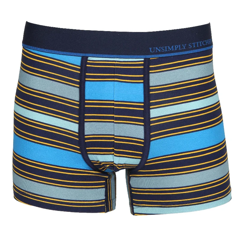 Designer men's trunks with a fashionable edgeCentury Stripe Boxer Trunk