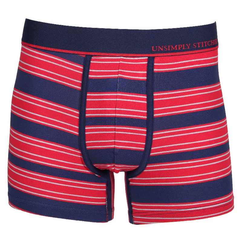 Breathable men's trunks for all - day wearCentury Stripe Boxer Trunk