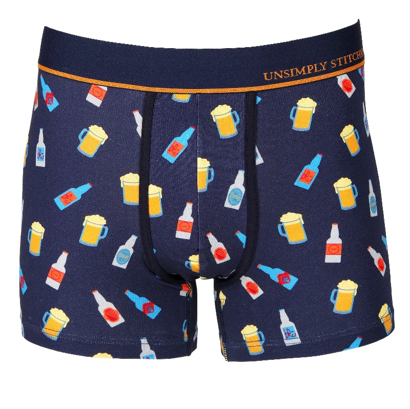 Low - rise men's trunks for a trendy lookBeer Boxer Trunk