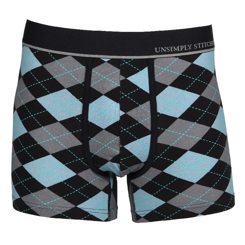 Cotton men's trunks for a comfortable fitArgyle Boxer Trunk