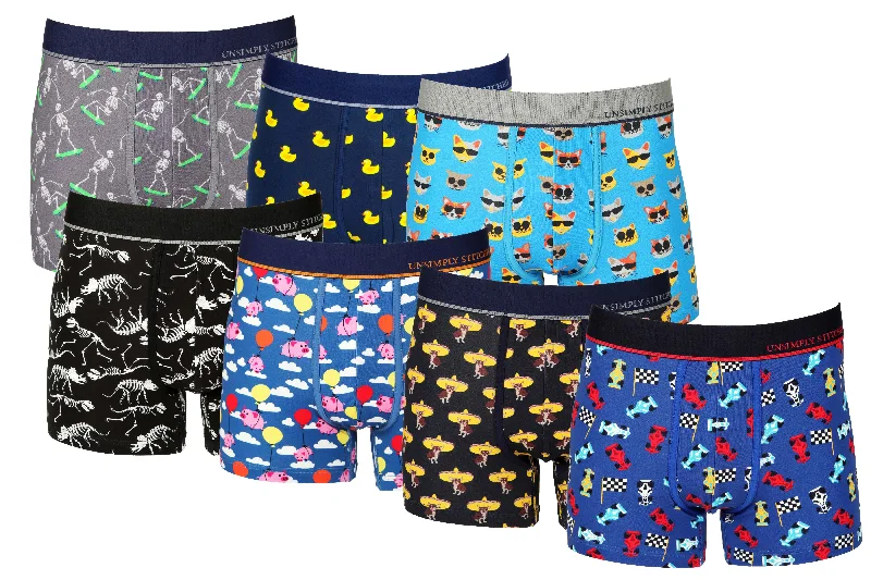 Slim - cut men's trunks for a modern styleBOXER Trunk 7 PACK