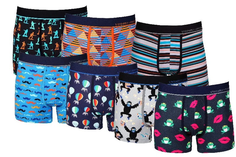 Organic men's trunks for an eco - conscious optionBOXER Trunk 7 PACK