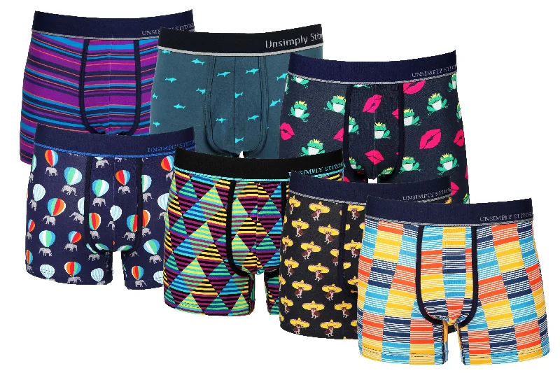Men's trunks with a contoured pouch designBOXER Trunk 7 PACK