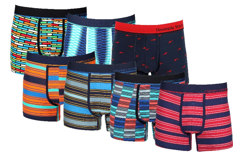 Moisture - wicking men's trunks for active useBOXER Trunk 7 PACK