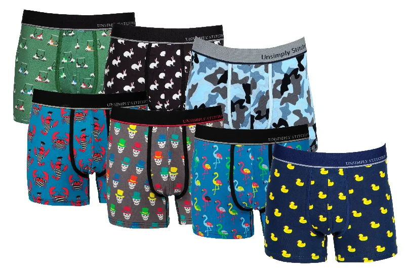 Slim - cut men's trunks for a modern styleBOXER TRUNK 7 PACK