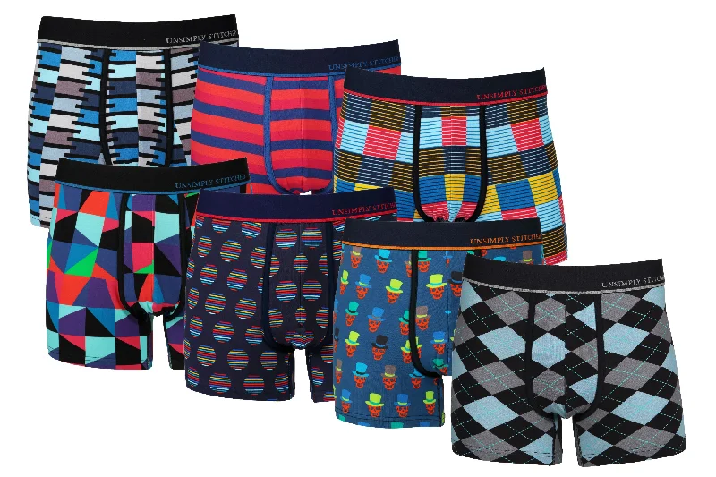 Organic men's trunks for an eco - conscious optionBOXER TRUNK 7 PACK