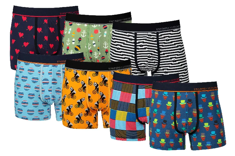 Cotton men's trunks for a comfortable fitBOXER TRUNK 7 PACK