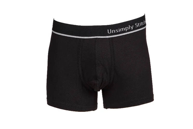 Tag - less men's trunks for irritation - free comfortSolid Boxer Trunk