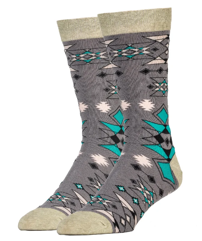 Tag - less men's crew socks to avoid irritationWild Eucalyptus