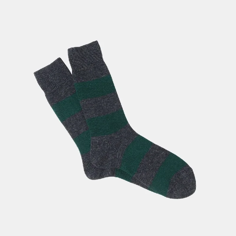 Green + Grey Melange