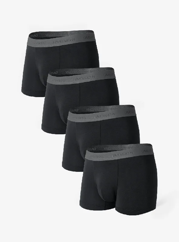Stretch - lycra men's trunks for flexibility4 Packs Bamboo Rayon Fiber Breathable Trunks Pouch Stretch - lycra men's trunks for flexibility4 Packs Bamboo Rayon Fiber Breathable Trunks Pouch