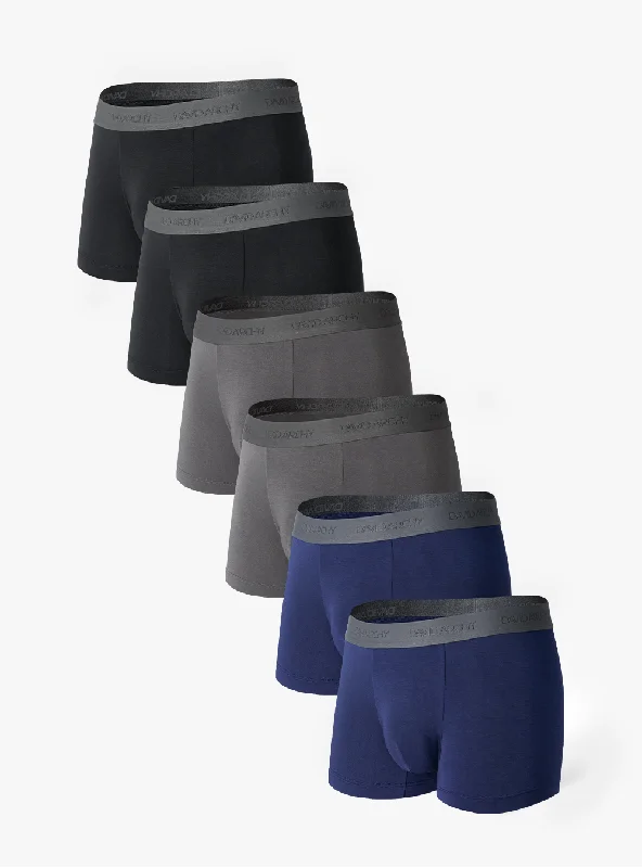 Mesh - back men's trunks for ventilation6 Packs Bamboo Rayon Breathable Trunks Pouch Mesh - back men's trunks for ventilation6 Packs Bamboo Rayon Breathable Trunks Pouch