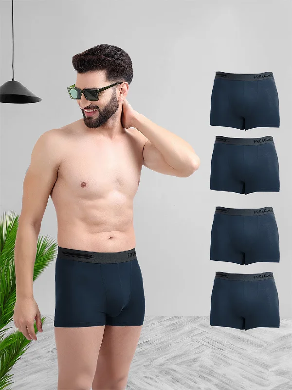 Designer men's trunks with a fashionable edgeAll Same Colors Men's Anti-Bacterial Micro Modal Trunk (Pack of 5)