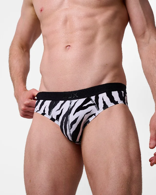 Men's briefs with a wide waistband for comfortAnimal Print Brief