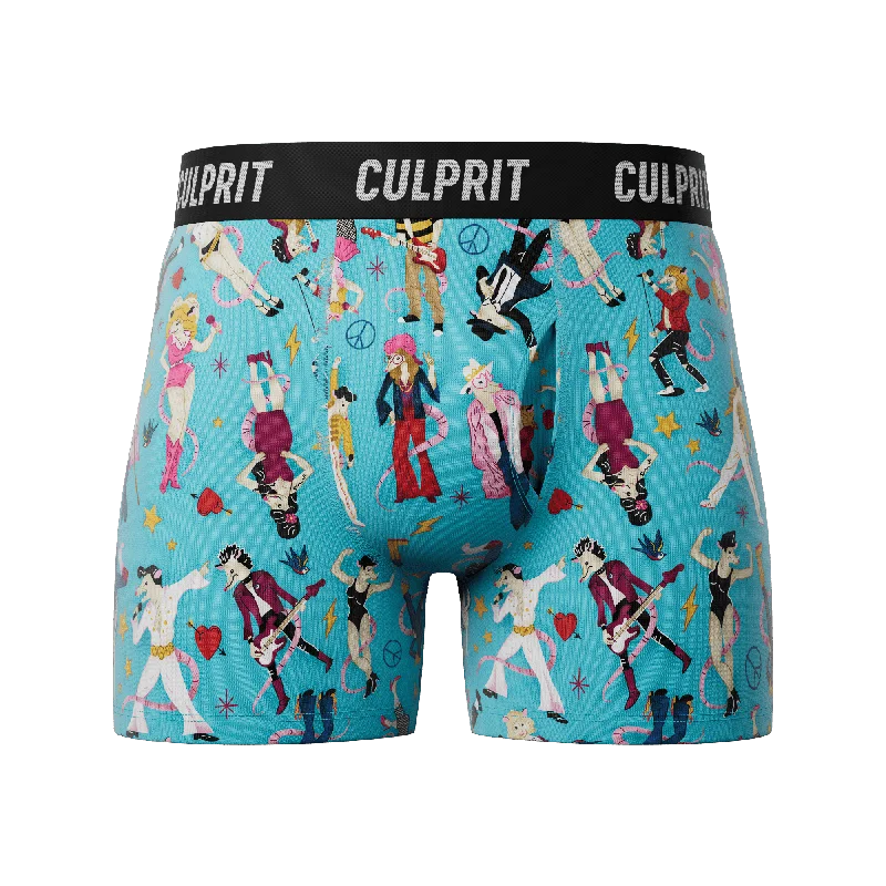 Athletic - style men's boxer briefs for active lifestylesAwesome Possums 🎸🐭 Boxer Briefs w/ fly Athletic - style men's boxer briefs for active lifestylesAwesome Possums 🎸🐭 Boxer Briefs w/ fly