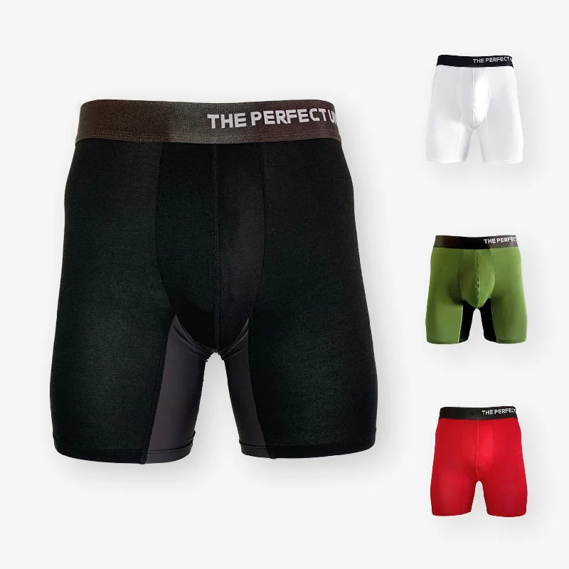 Men's boxer briefs with a reinforced waistbandBamboo Boxer Briefs