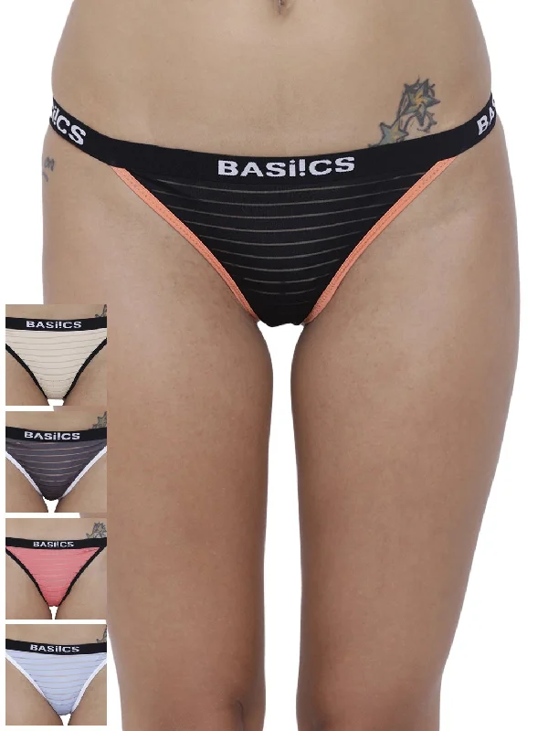 Mesh men's thongs for breathabilityCaliente Hot Thong Panty (Combo Pack of 5)