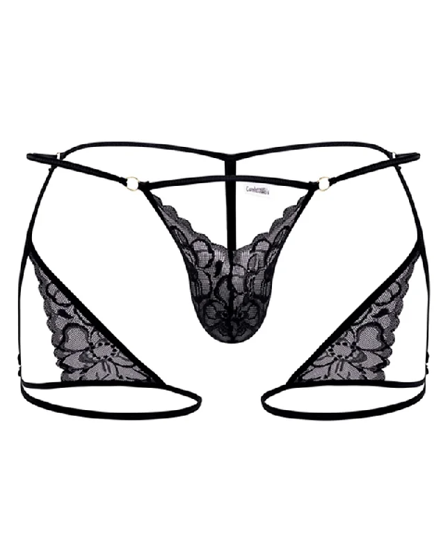 Patterned men's thongs, such as stripes or polka dotsCandyman 99678 Garter Thongs