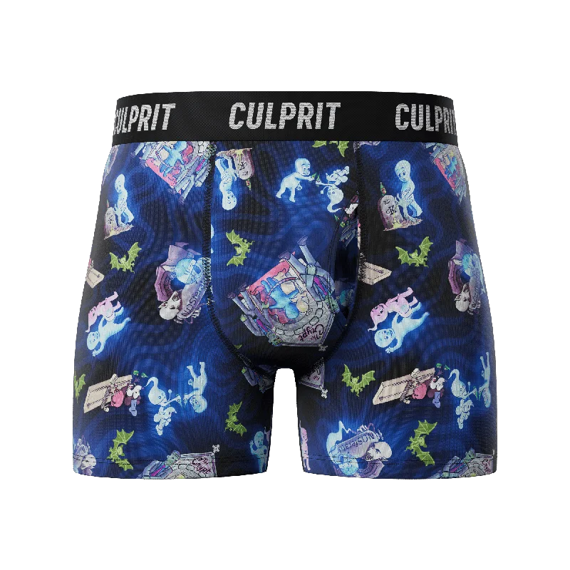 Thermal men's boxer briefs for cold weatherCasper the Naughty Ghost 👻 Boxer Brief w/ fly