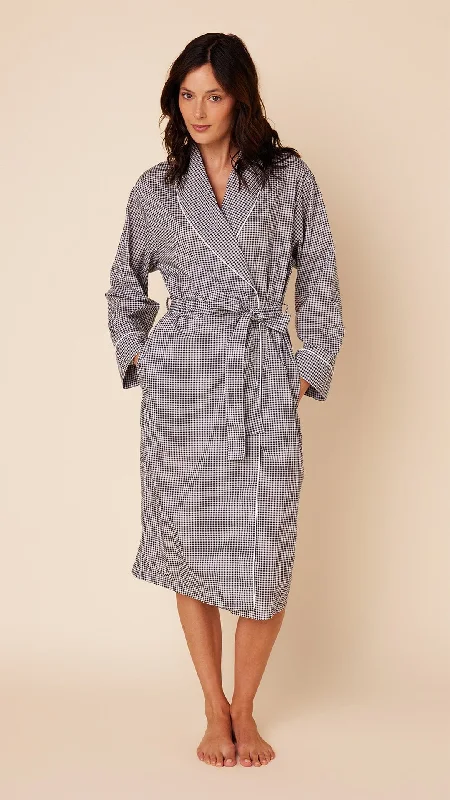 Tag - less men's thongs to prevent irritationClassic Gingham Luxe Pima Shawl Robe - Navy Tag - less men's thongs to prevent irritationClassic Gingham Luxe Pima Shawl Robe - Navy