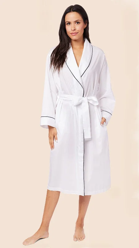 Sheer men's thongs for a provocative appearanceClassic Luxe Pima Shawl Collar Robe - White Sheer men's thongs for a provocative appearanceClassic Luxe Pima Shawl Collar Robe - White