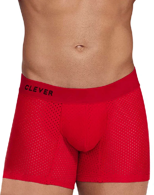 Stretch - fabric men's boxer briefs for a flexible fitClever 1260 Euphoria Boxer Briefs Red Stretch - fabric men's boxer briefs for a flexible fitClever 1260 Euphoria Boxer Briefs Red