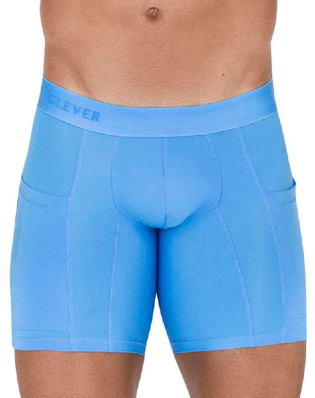 Low - rise men's boxer briefs for a modern silhouetteClever 1528 Arctic Boxer Briefs Blue Low - rise men's boxer briefs for a modern silhouetteClever 1528 Arctic Boxer Briefs Blue