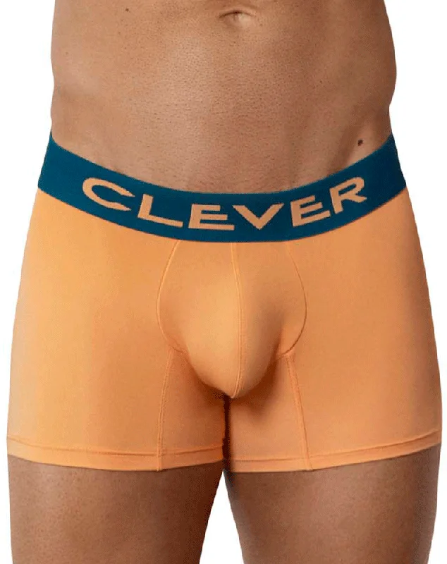 Breathable cotton men's boxer briefs for everyday wearClever 1578 Coque Boxer Briefs Orange Breathable cotton men's boxer briefs for everyday wearClever 1578 Coque Boxer Briefs Orange
