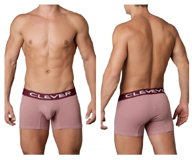 Tag - less men's boxer briefs to prevent irritationClever 2199 Limited Edition Boxer Briefs Color Coral-48 Tag - less men's boxer briefs to prevent irritationClever 2199 Limited Edition Boxer Briefs Color Coral-48