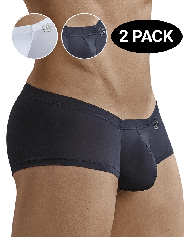 Organic men's trunks for an eco - conscious optionClever 229924 Australian Trunks 2-Pack (1 Black & 1 White) Organic men's trunks for an eco - conscious optionClever 229924 Australian Trunks 2-Pack (1 Black & 1 White)
