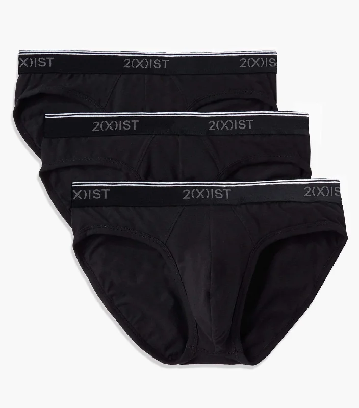 Men's briefs with a supportive pouch designCotton Stretch No-Show Brief 3-Pack