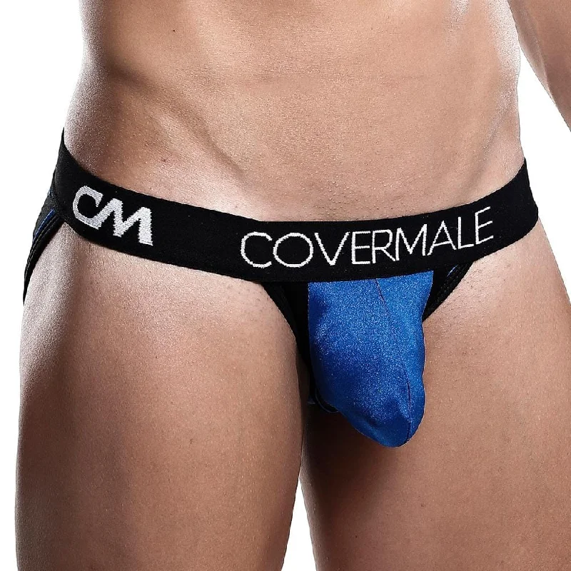 Leather men's sexy underwear for a bold lookCover Male CMI029 Micro Bikini