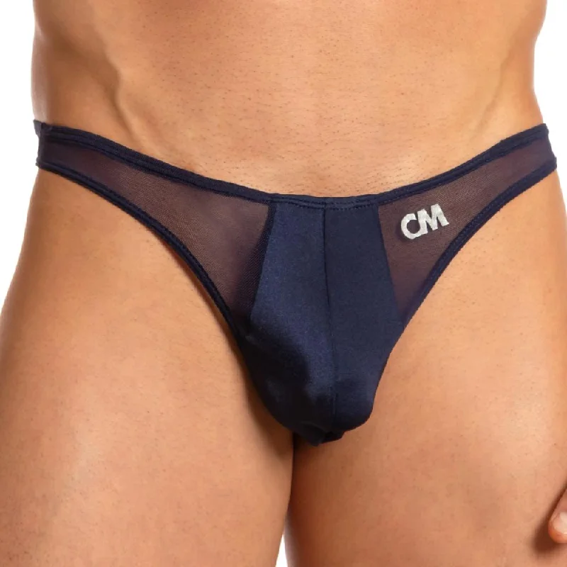 Metallic men's sexy underwear for a futuristic lookCover Male CMK048 Stream Thong