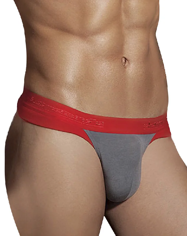 Neon - colored men's thongs for a bold statementDoreanse 1258-smk Warrior Thong Smoke-red