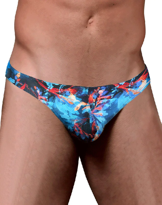 Low - rise men's thongs for a modern styleDoreanse 1341 Deep Sea Thong Modal Print