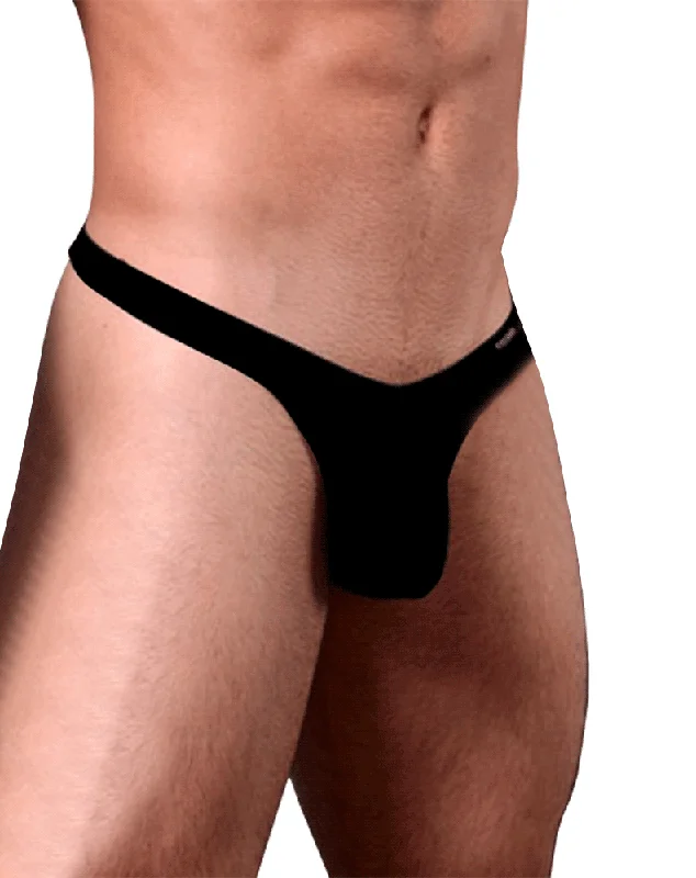 Microfiber men's thongs for a smooth feelDoreanse 1392 Euro Thong String Modal Black