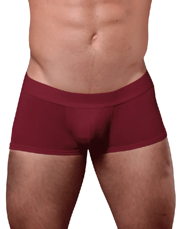 Patterned men's trunks, like camo or dotsDoreanse 1760-brd Low-rise Trunk Bordeaux