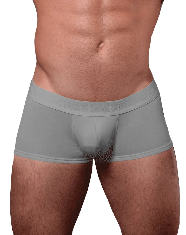 Designer men's trunks with a fashionable edgeDoreanse 1760-gry Low-rise Trunk Gray