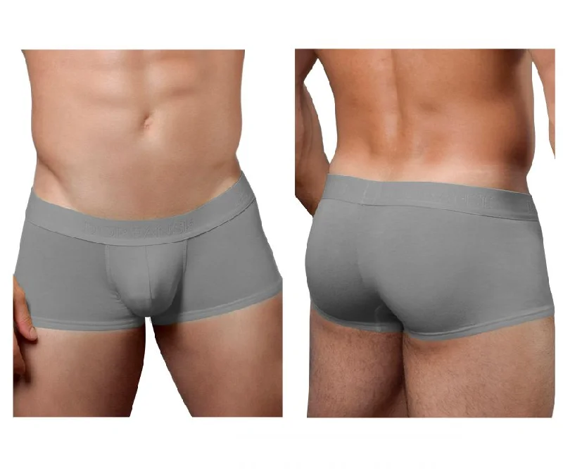 Anti - odor men's boxer briefs for long - lasting freshnessDoreanse 1760-GRY Low-rise Trunk Color Gray Anti - odor men's boxer briefs for long - lasting freshnessDoreanse 1760-GRY Low-rise Trunk Color Gray