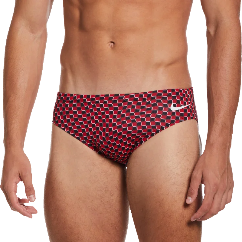 Organic men's briefs for an eco - friendly choiceDrippy Check Brief