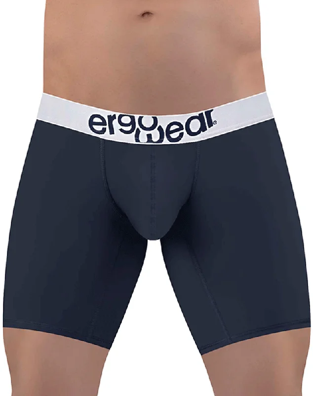 Thermal men's boxer briefs for cold weatherErgowear Ew1473 Max Cotton Boxer Briefs Navy Blue